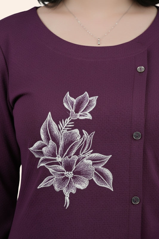 Iris Hand Printed Top