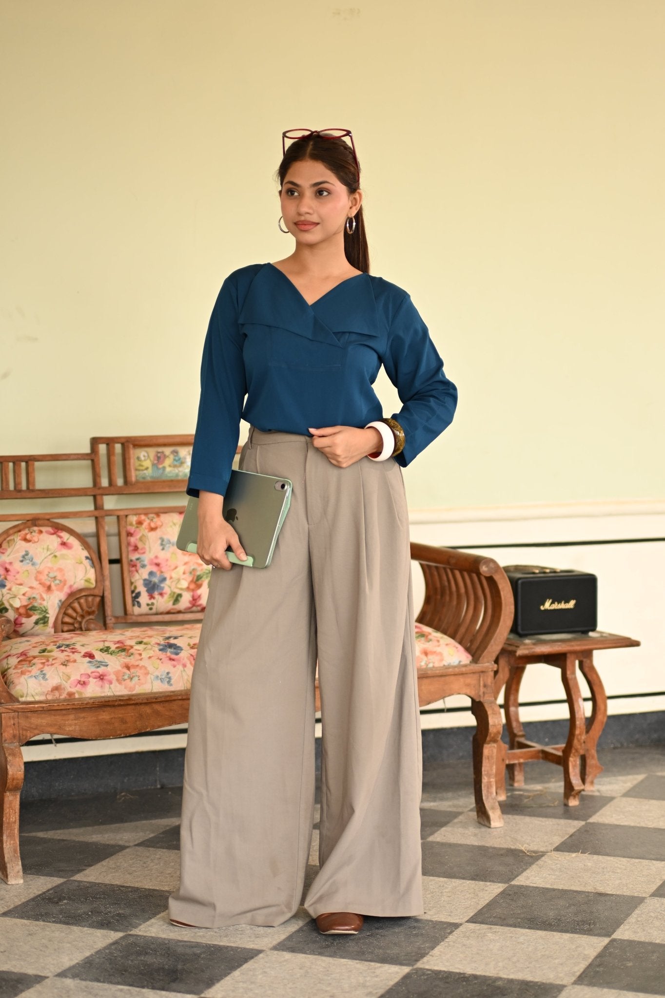 Saphh statement Collar top - BURANSHH